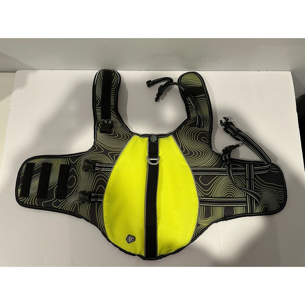 Arcadia Trail Dog Flotation Aid High Visibility Yellow Life Jacket Size Small